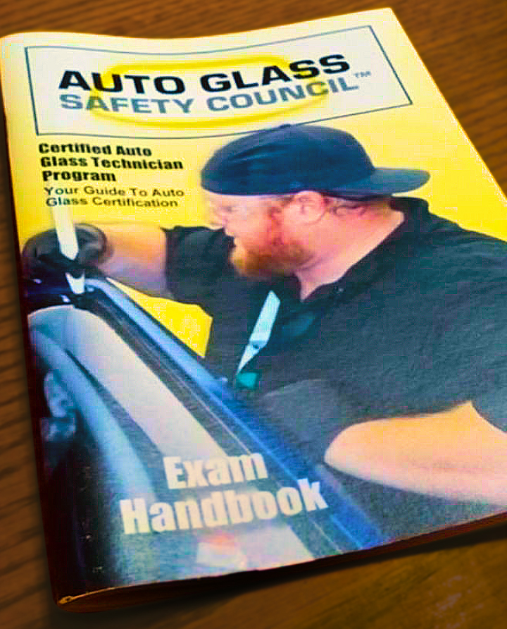 Andrew Lofgreen on the cover of the Auto Glass Safety Council Magazine